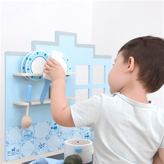 Kinderkeuken - delfts blauw